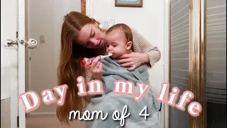 BUSY DAY IN MY LIFE AS A STAY AT HOME MOM | MOF OF 4 | GROCERY SHOPPING & MORE!