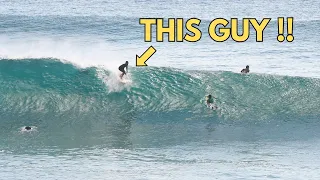 Watch THIS GUYS Pull in to Big Section Uluwatu !! I RAW CLIPS Surfing Uluwatu Bali