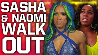 Sasha Banks & Naomi WALK OUT Of Raw, WWE Issue Statement