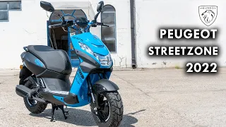 Peugeot StreetZone 50 2022 Scooter Walkaround, Starting Sound, All Details