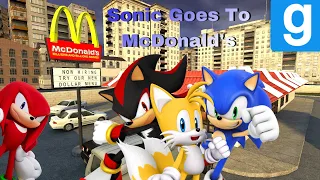 Sonic Goes To Mcdonald's Ep1 | Sonic's Random Adventures | GMOD Sonic Roleplay