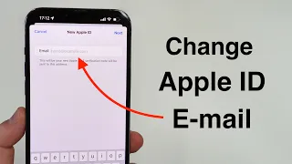 (2022) How To Change Your Apple ID E-mail!