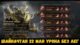 Шайначтан. БЕЗ ЛЕГ. Континентальное испытание. 22 млн урона. Гайд. Dragonheir: Silent Gods