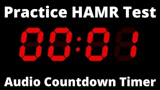 U.S. Air Force Practice HAMR Test 20m Shuttle Run Countdown