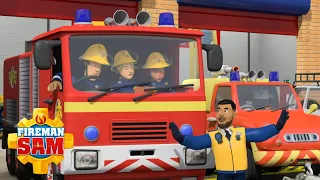 Fireman Sam Fire Truck and Police Rescue! | Fireman Sam 1 hour compilation | Safety Cartoon