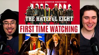 REACTING to *The Hateful Eight* A TRUE WESTERN??!! (First Time Watching) Tarantino Movies