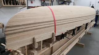 Bau eines Kanus in Leistenbauweise Teil 1