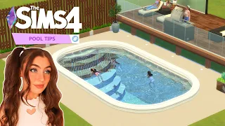 Pool Tips To Elevate Your Pools │ No CC │ Sims 4  │ Tutorial