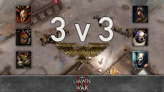 Dawn of War 2 - 3v3 | Cynter + Laurr + eM7 [vs] Veldi + Overtly Gemerous + Sapiens