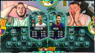 FIFA 22: RONALDO VS MESSI FLASHBACK SQUAD BUILDER BATTLE 🔥🔥