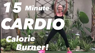 15 Minute Cardio Workout—Calorie Burner | Michelle Wilson Workouts