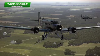 IL-2 Great Battles | Junkers JU52 | Paratrooper Drop near Lommel!