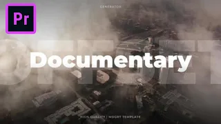 FREE Documentary Offset Transitions Template MOGRT for Adobe Premiere Pro + Tutorial