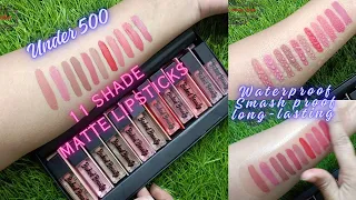 Baked beauty superstay matte formula 11shade lipstick set review.