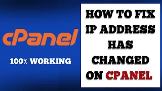 {Solved} How to Fix IP address has changed on cPanel [100% Working]