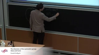 Harald Helfgott:  The diameter of the symmetric group: ideas and tools