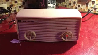 Vintage 1960’s Motorola AM Radio Shell rebuilt with new Speakers and Bluetooth