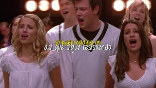 Glee: Keep Holding On (lyrics - sub español)