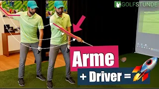 Der Einsatz der Arme beim Driver – Mehr Power und Präzision mit der richtigen Technik beim Drive