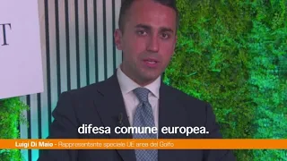 Di Maio "Nuove linee guida per i rapporti tra Ue e Paesi del Golfo”