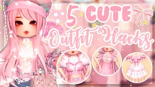 5 CUTE OUTFIT HACKS 🌷✨ YOU MUST TRY! IN ROYALE HIGH