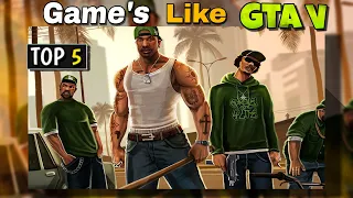 [TOP 5] OPEN WORLD GAMES FOR ANDROID | BEST ANDROID GAMES LIKE GTA 5