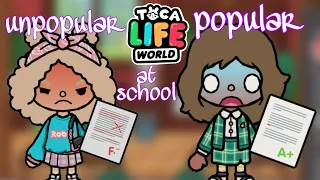 Rich Unpopular Girl VS Poor Popular Girl in School | Toca life World