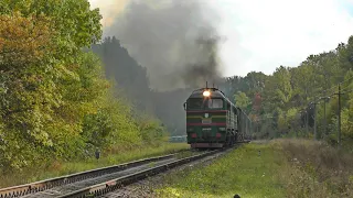 How to make a smokehouse in the forest using a diesel locomotive