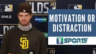 Wil Myers EXPLAINS if he views playing the Dodgers as MOTIVATION or as a DISTRACTION