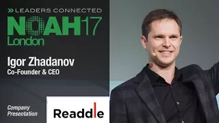 Igor Zhadanov, Readdle - NOAH17 London