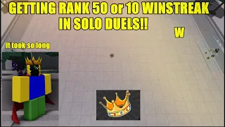 Getting Rank 50 Or 10 Win streak in The Strongest Battle Grounds.....!