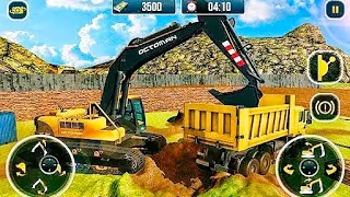 Heavy Loder Excavator Crane Simulator - City Construction Mechine 3D - Android Gameplay #5