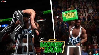 WWE 2K20 SIMULATION: Men's Money in the Bank ladder match 2021, Highlights