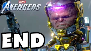 ENDING! MODOK Boss Fight! - Marvel's Avengers - Gameplay Walkthrough Part 15 (PS4)