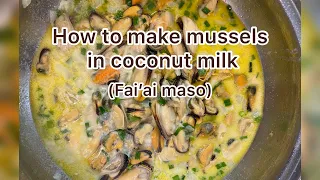 #polytubers | How to make Mussel in coconut milk easy recipe | cooking with Rona |