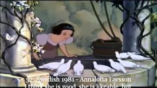 Personal Ranking All Snow White Voices