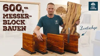 Magnetischen Messerblock aus Zwetschgenholz bauen | Holz-Liebling DIY