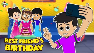 Best Friend's Birthday | Animated Stories | English Cartoon | Moral Stories | PunToon Kids