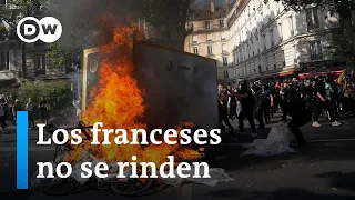 Persisten las manifestaciones contra la reforma de las pensiones en Francia