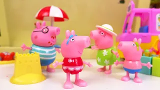 Peppa Pig Vacances à la Plage, Supermarché, Parc et autres Histoires