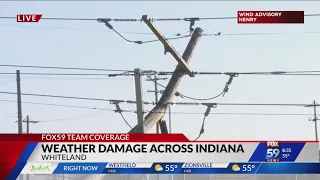 Storm damage in Whiteland
