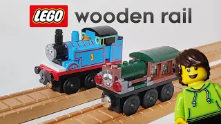 Building LEGO Wooden Railway Trains - Larry’s Lego