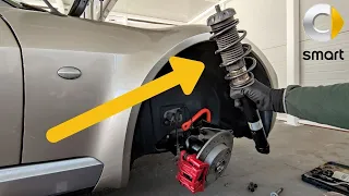 How To Change Front Suspension Spring - Smart Roadster