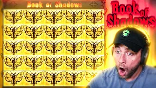 MY BIGGEST WIN on BOOK OF SHADOWS - FULL SCREEN!! (Bonus Buys)