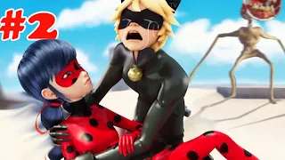 🐞MIRACULOUS LADYBUG SEASON 6 -SIREN HEAD #2|🐞 Hawk Moth, Ladybug and Cat Noir (FANMADE)