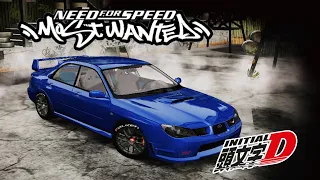 Need For Speed: Most Wanted - Modification Subaru WRX STI "Bunta Fujiwara" | Initial D