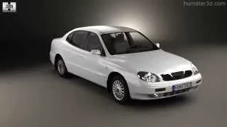 Daewoo Leganza V100 1997 by 3D model store Humster3D.com