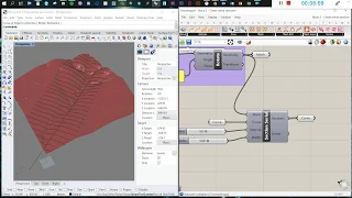Grasshopper 6: Creating serial sections for a Terrain with Bison