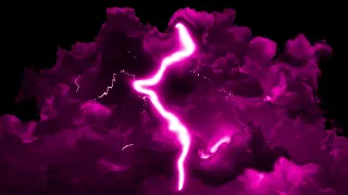 Pink Lightning Thunderstorm 4K Long Screensaver Wallpaper Background Video