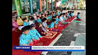 Praktek Shalat Dhuha TK Kemala Bhayangkari 14 Cabang Takalar